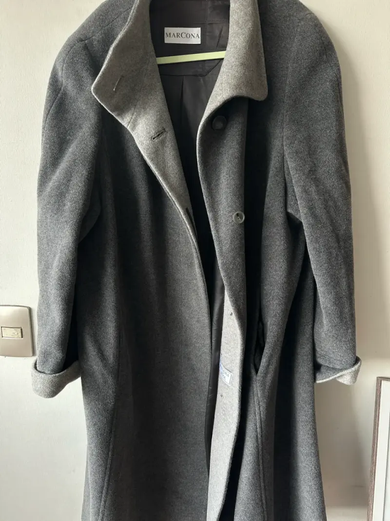 Abrigo de lana gris Marcona para mujer - 1