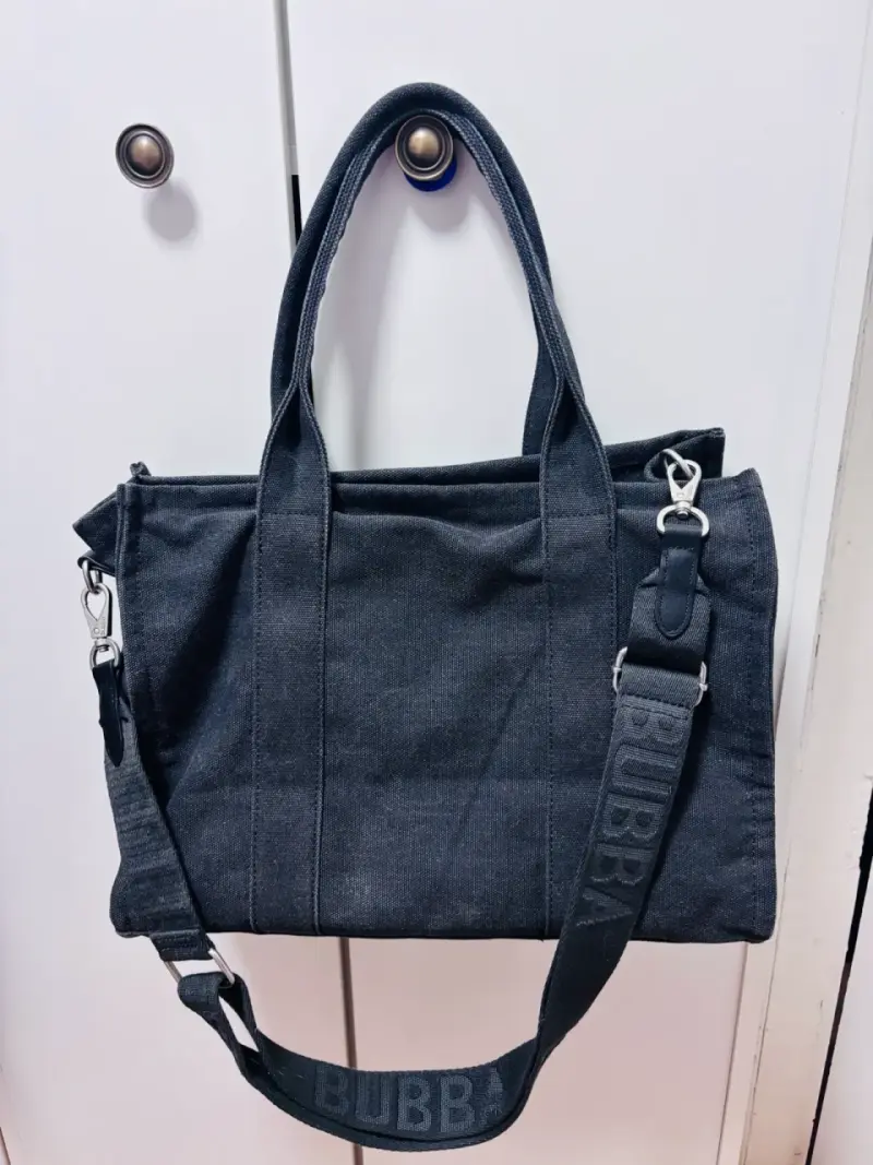 Bolso tote canvas Bubba Essentials gris - 3
