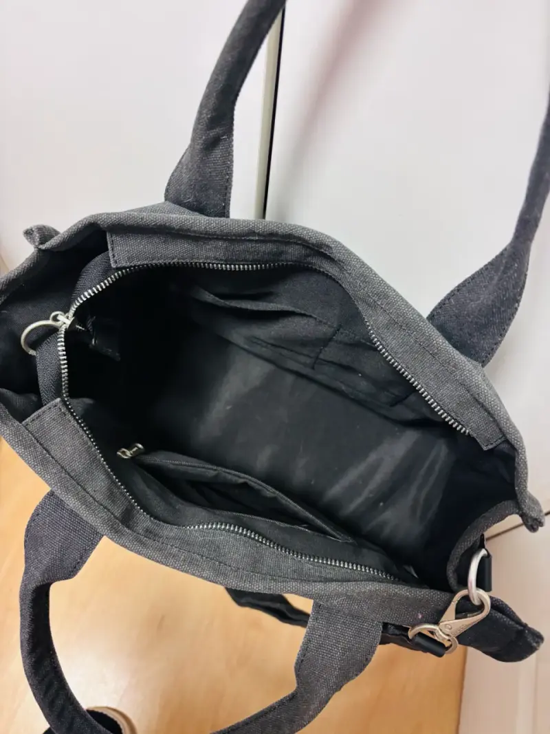 Bolso tote canvas Bubba Essentials gris - 4
