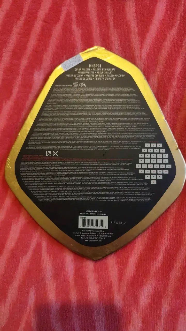 Paleta de Sombras NYX La Casa de Papel - 4