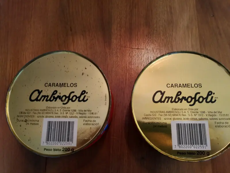 2 Cajas de Lata Caramelos Ambrosoli - Pato Donal - 4