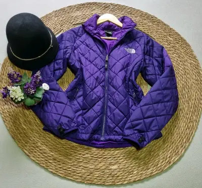 Chaqueta Morada The North Face Acolchada Mujer - miniatura 1