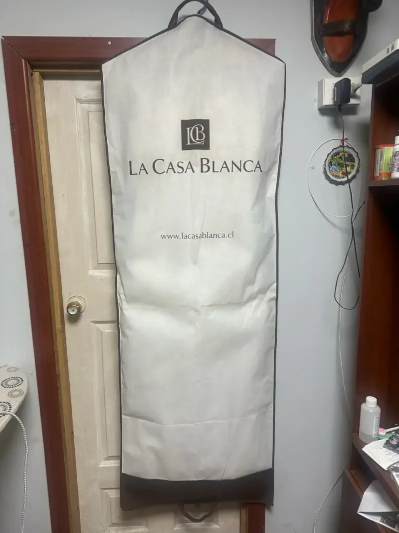 Vestido de novia blanco con encaje La Casa Blanca - 2