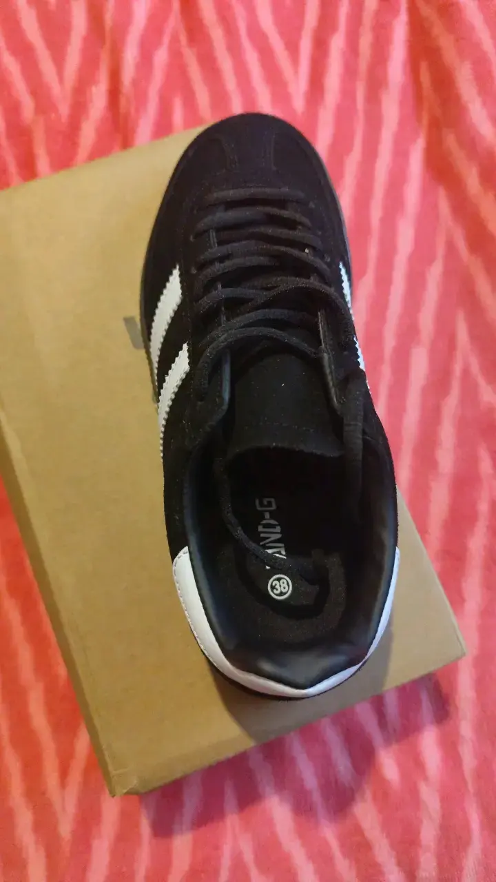 Zapatillas negras deportivas Pand-G talla 38 - 5