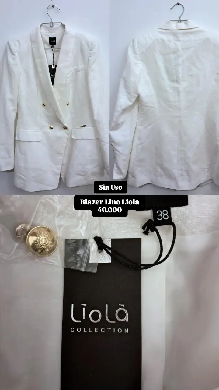 Blazer de lino blanco Liola sin uso