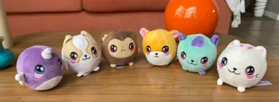 6 Peluches Squeezamals Originales - miniatura 1
