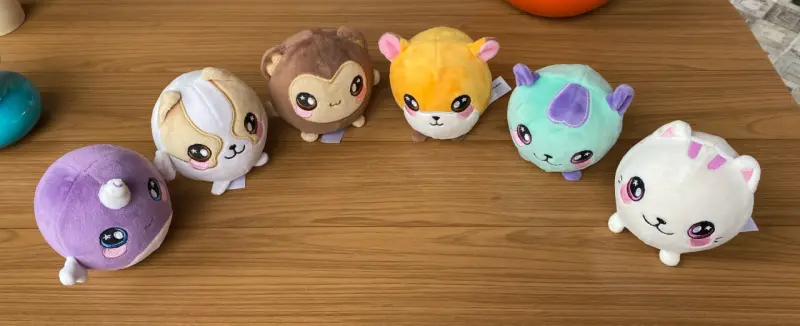 6 Peluches Squeezamals Originales - 2