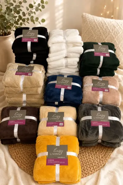 Mantas de plush polar Easy Living en varios colores - miniatura 2