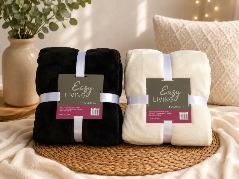 Mantas de plush polar Easy Living en varios colores - 3