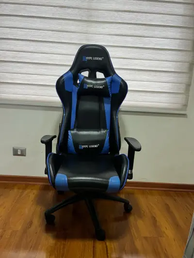 Silla Gamer Hype Legend Azul y Negra - miniatura 1
