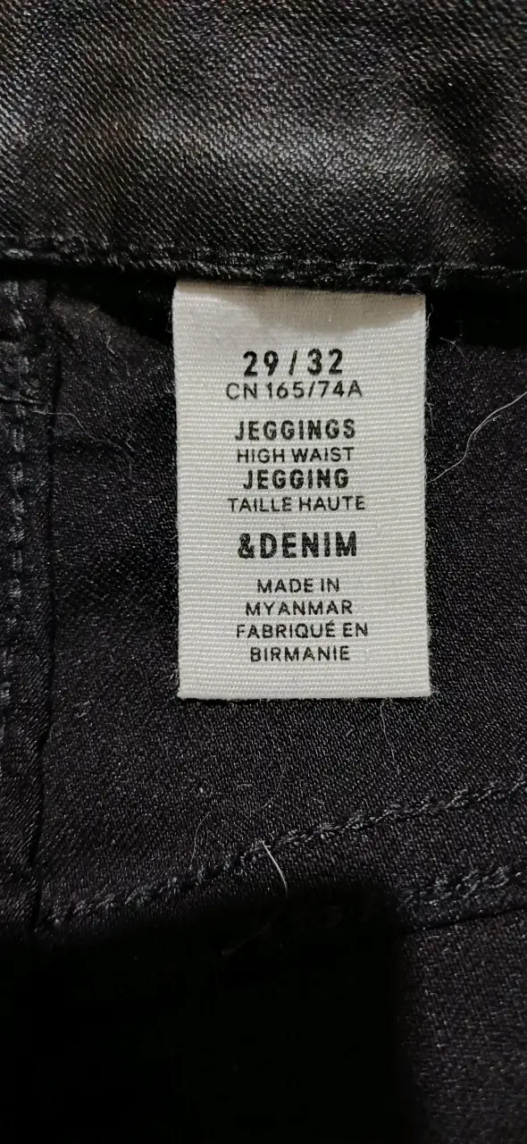 Pantalones ajustados negros H&M para mujer - 5