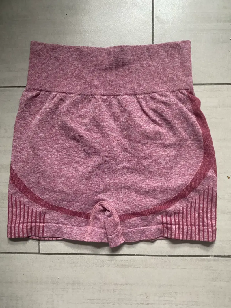 Pack 2 Shorts deportivos mujer color rosa - 3