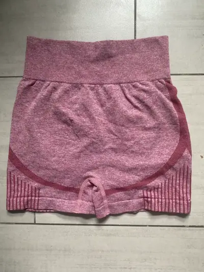 Pack 2 Shorts deportivos mujer color rosa - miniatura 3