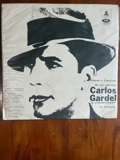 Disco de vinilo Carlos Gardel 1968 perfecto estado - miniatura 1