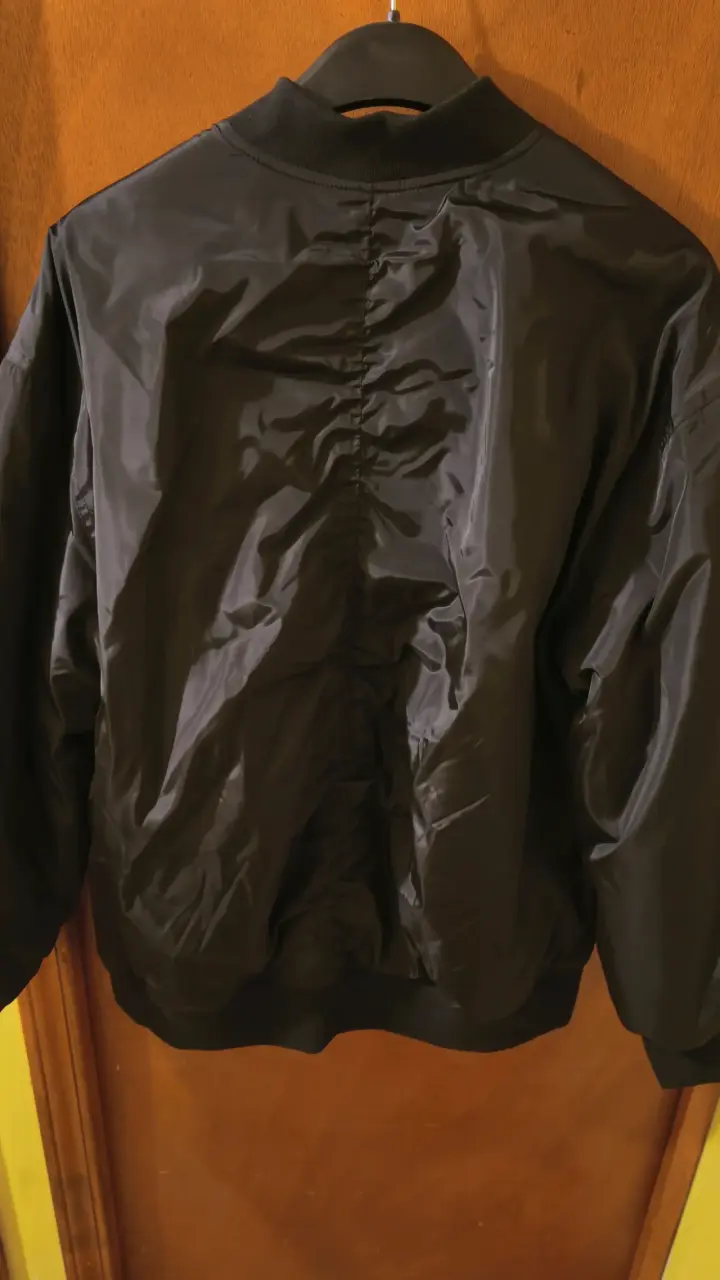 Chaqueta bomber negra Corona - 5