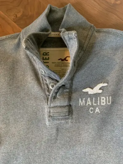 Polerón gris Hollister Malibu para hombre - miniatura 2