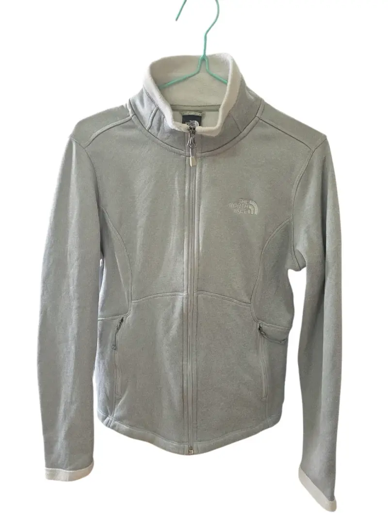 Chaqueta polar gris The North Face para mujer - 2