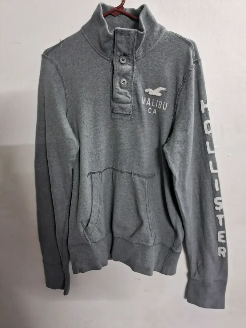Polerón gris Hollister Malibu para hombre - 3