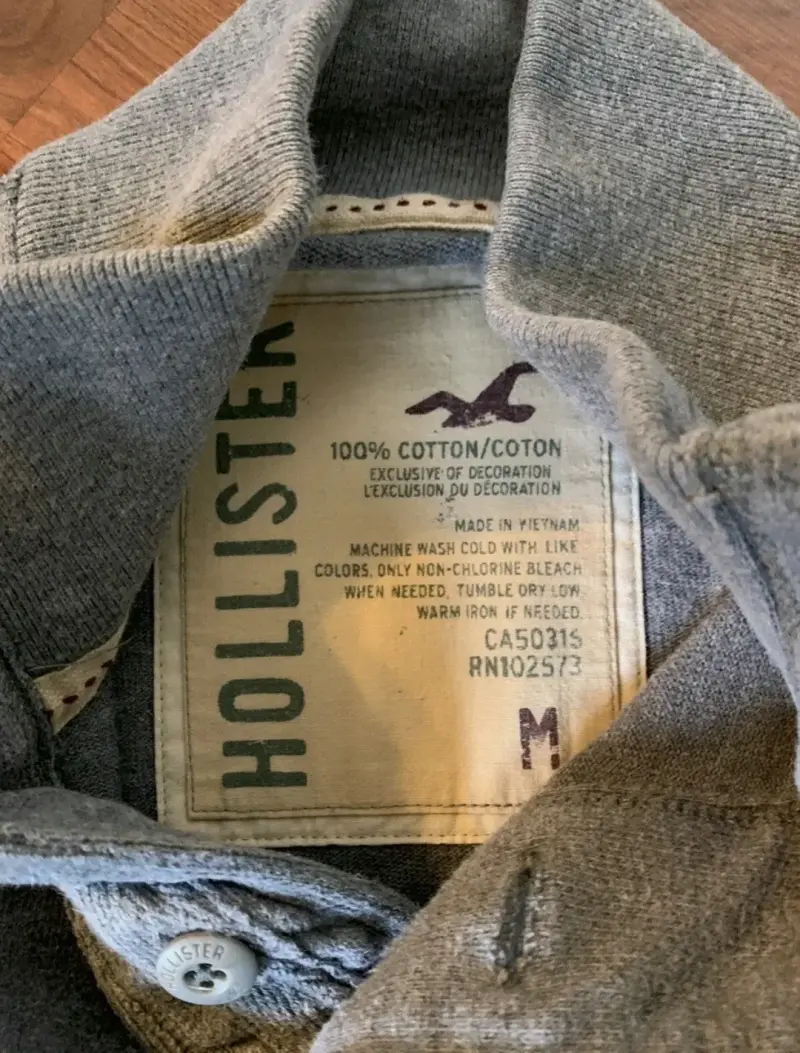 Polerón gris Hollister Malibu para hombre - 5