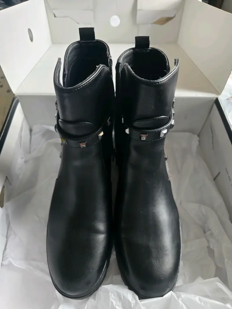 Botines negros Nine West talla 39 - 4
