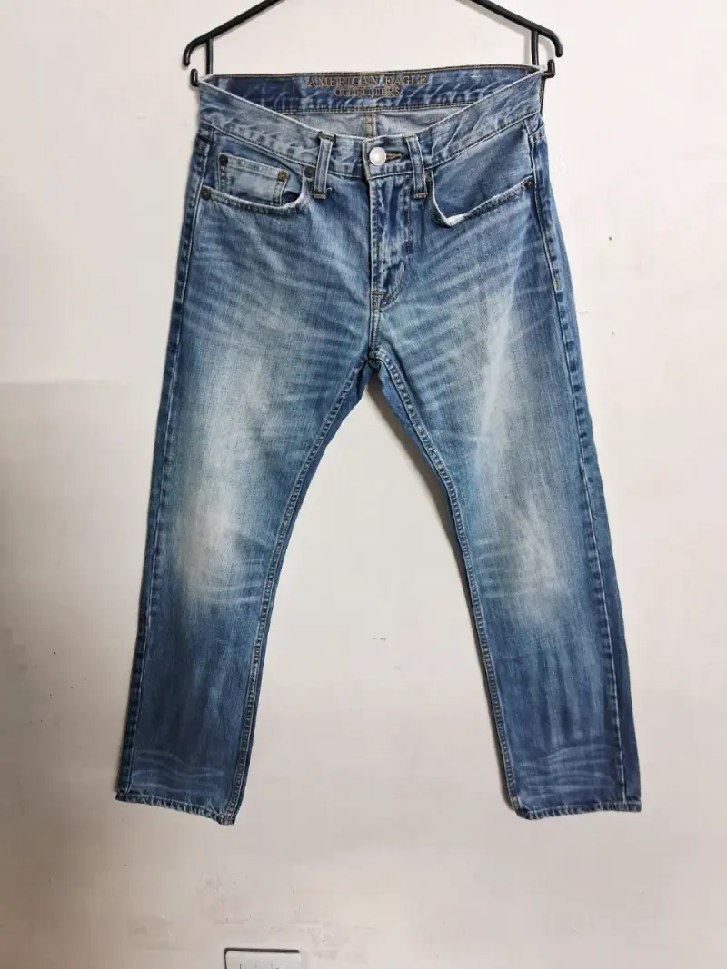 Jeans American Eagle Slim Straight Azul