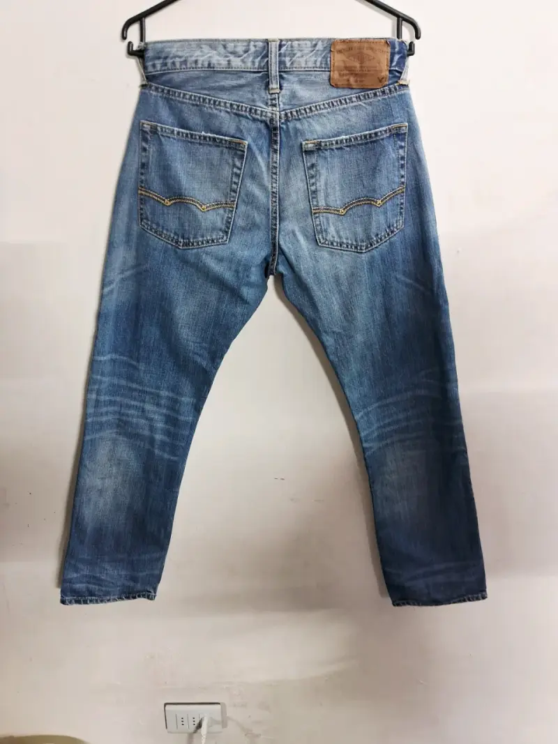 Jeans American Eagle Slim Straight Azul - 4