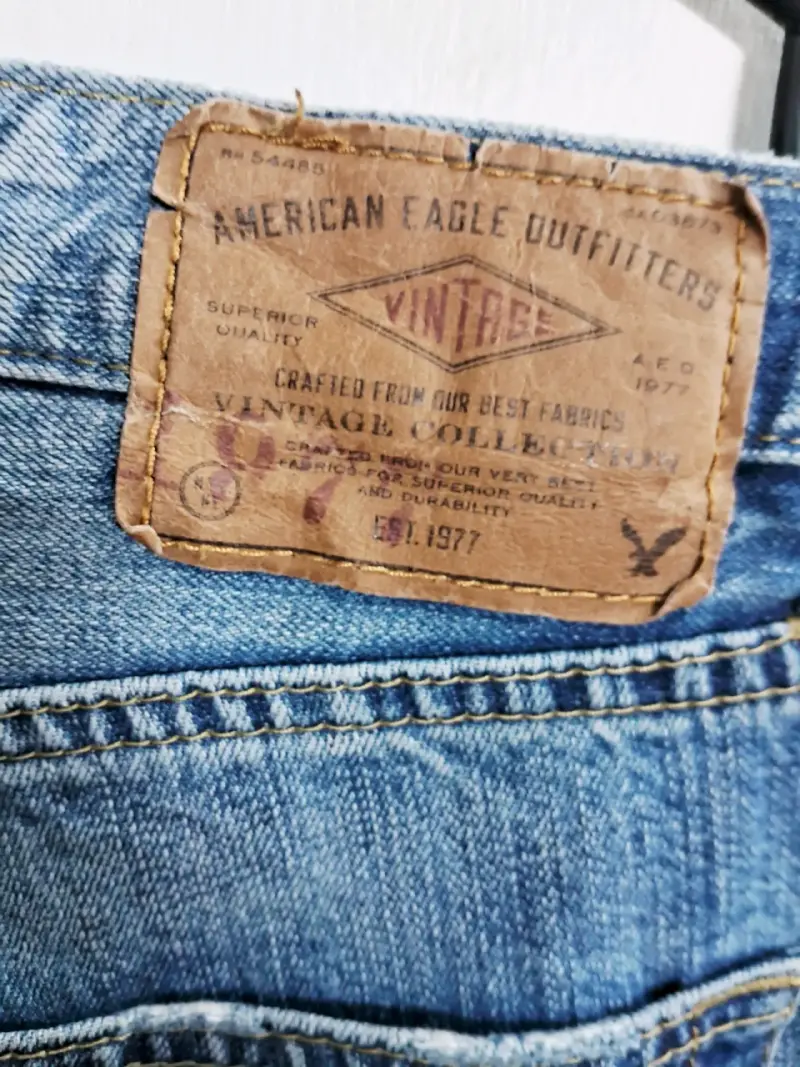 Jeans American Eagle Slim Straight Azul - 5
