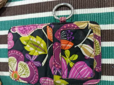 Tarjetero l con anillo Vera Bradley - miniatura 3
