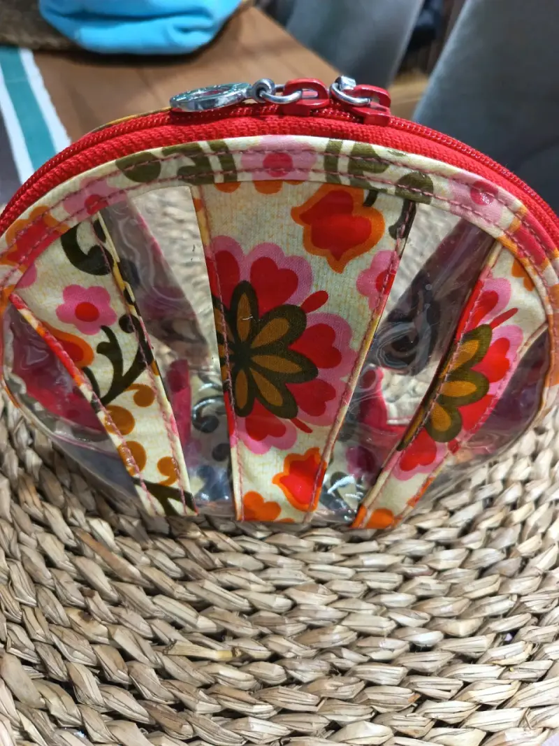 Neceser transparente con diseño floral Vera Bradley - 2
