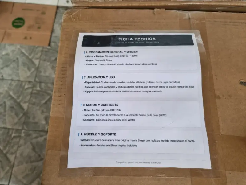Máquina de coser de taller - 6