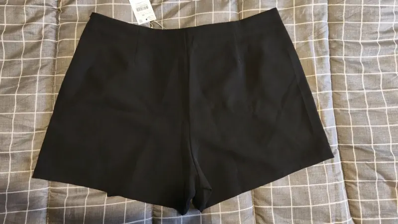 Falda short corta negra talla XXL - 2