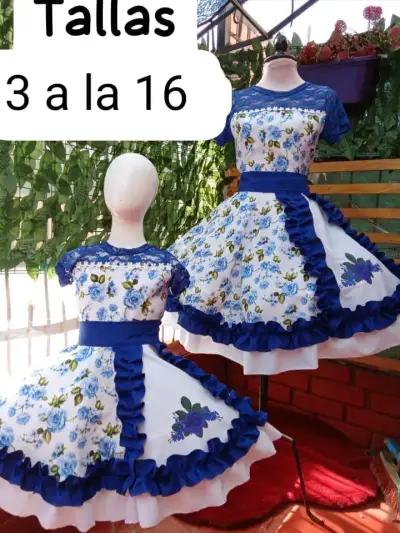 Vestidos de huasa no incluye falso - miniatura 1