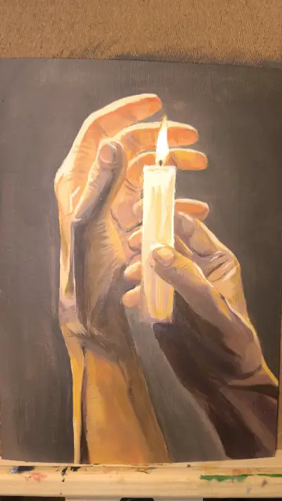Óleo sobre papel 21x29 - miniatura 4