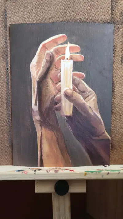 Óleo sobre papel 21x29 - miniatura 5