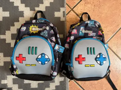 Mochila infantil Xtrem diseño gamer - miniatura 1