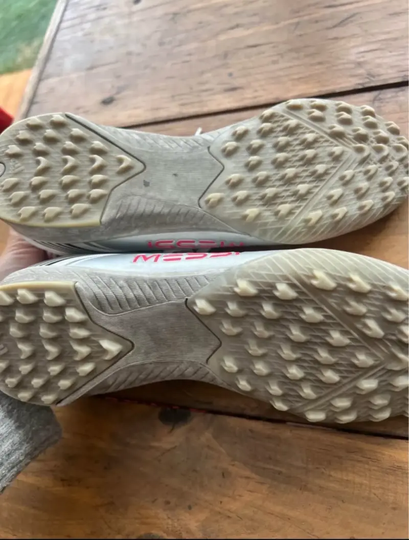 Zapatillas de fútbol Adidas Messi F50 blancas - 3