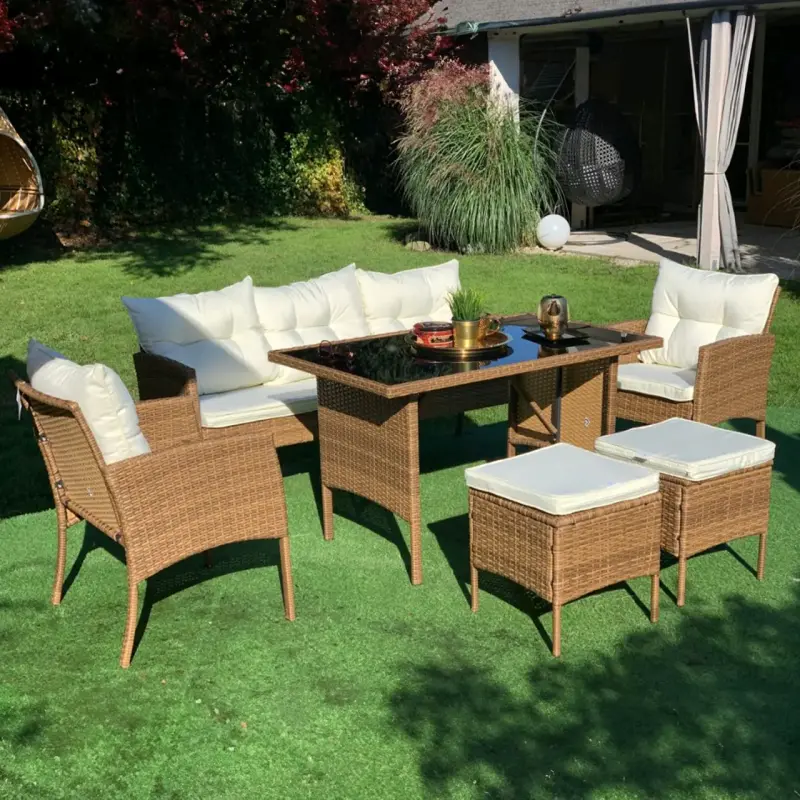 Juego de Comedor Toscana PE Café para 7 Personas - 2