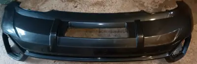 Parachoques trasero spoiler negro para auto. - miniatura 2