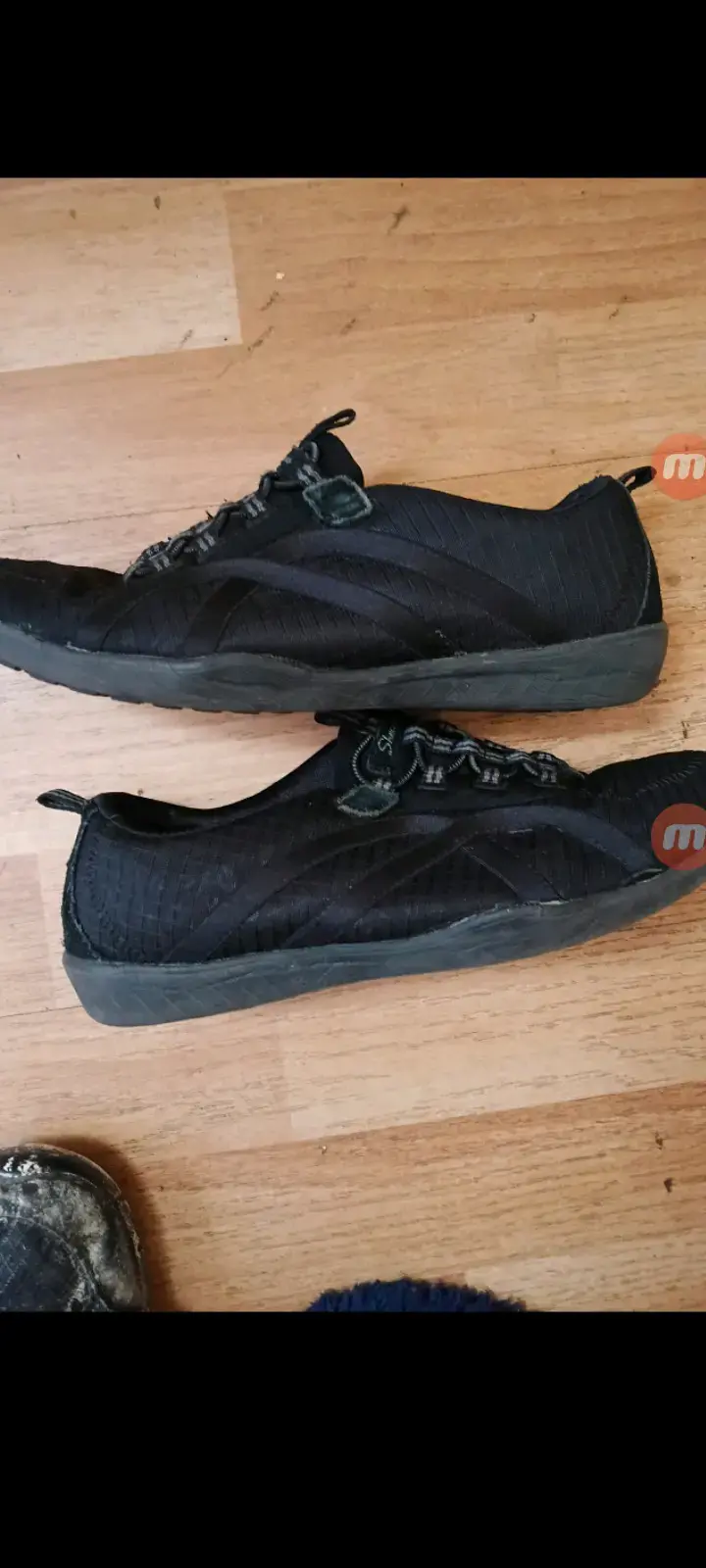 Zapatillas,sketche n38 negras,comodas - 2