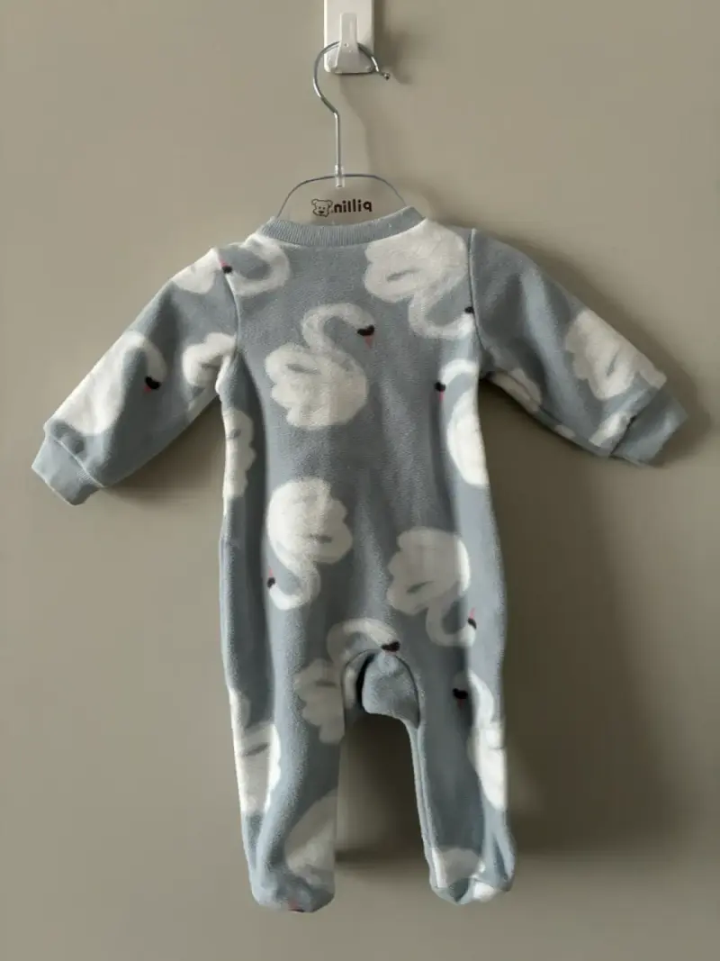 Pijama Carters de bebé polar azul - 2
