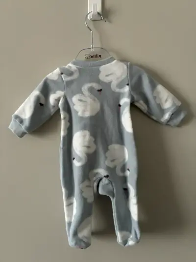 Pijama Carters de bebé polar azul - miniatura 2