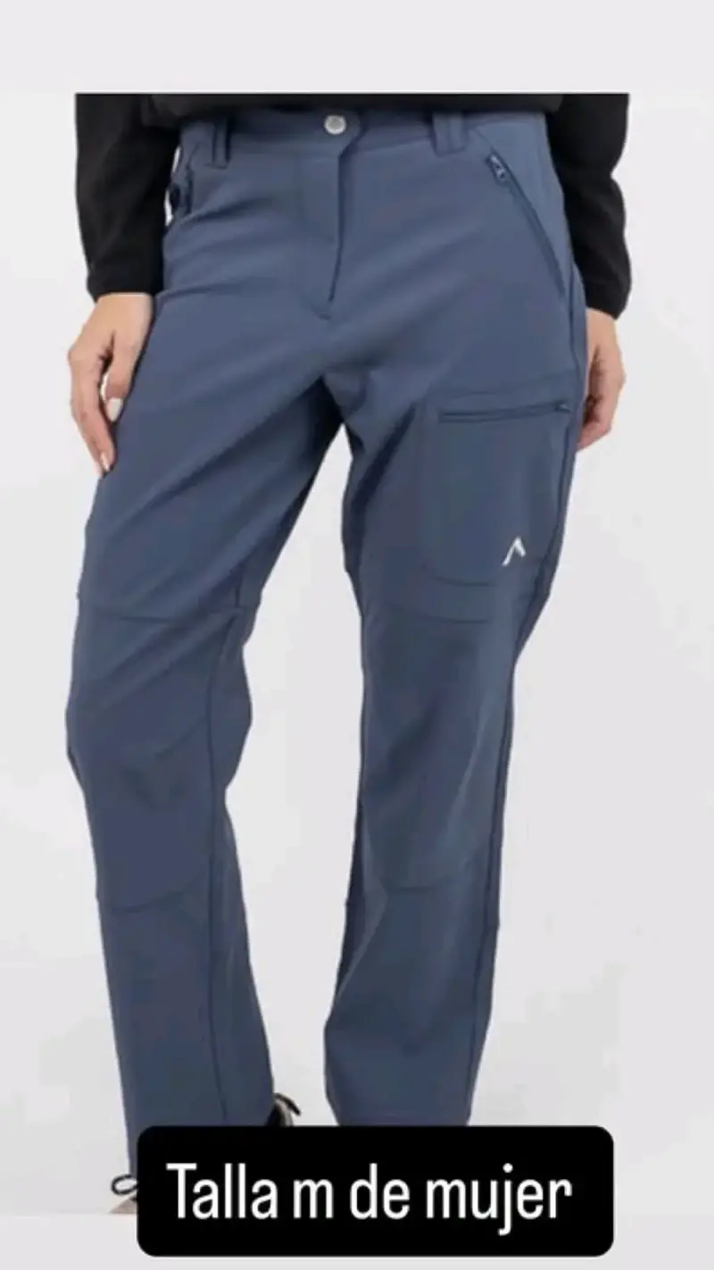 Pantalones de senderismo mujer Alpine Trek talla M - 3