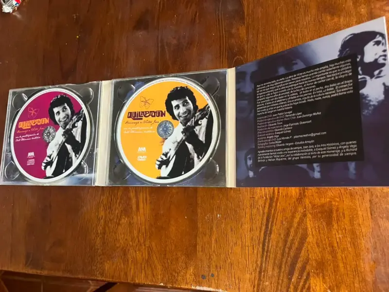 DVD y CD Quilapayún Homenaje a Víctor Jara - 3