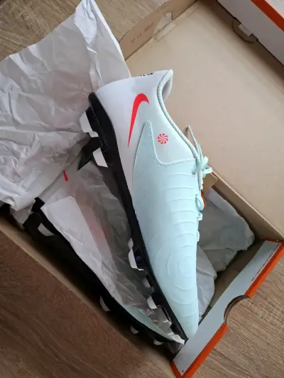 Zapatillas de fútbol Nike Tiempo Legend 9 Pro FG celeste - miniatura 3