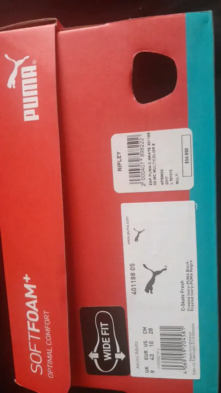 Zapatillas deportivas Puma blancas con suela de goma - 4