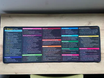 Mousepad con comandos/atajos de Linux - miniatura 1