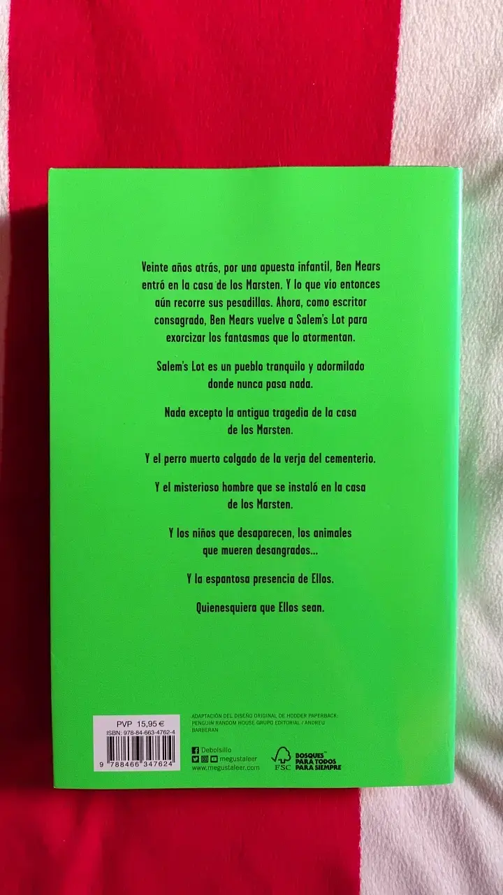 Libro 'El Misterio de Salem's Lot' de Stephen King - 2