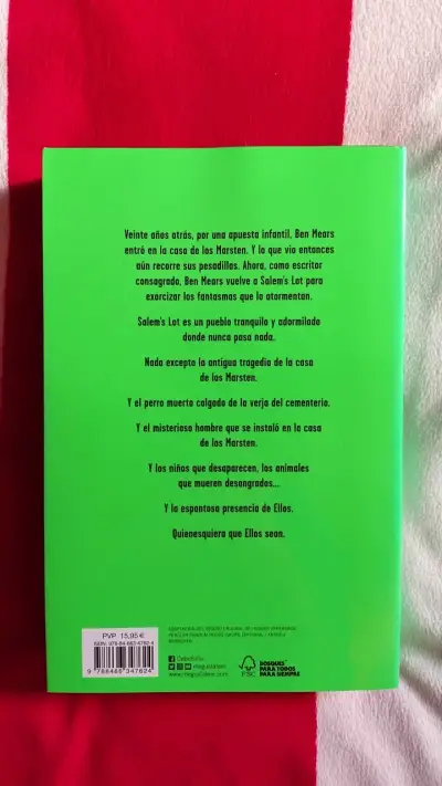 Libro 'El Misterio de Salem's Lot' de Stephen King - miniatura 2