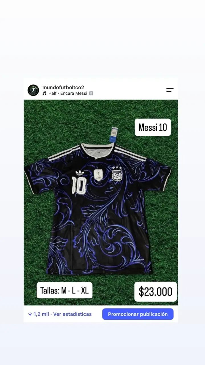 Camiseta Messi 10 Argentina Edición Especial