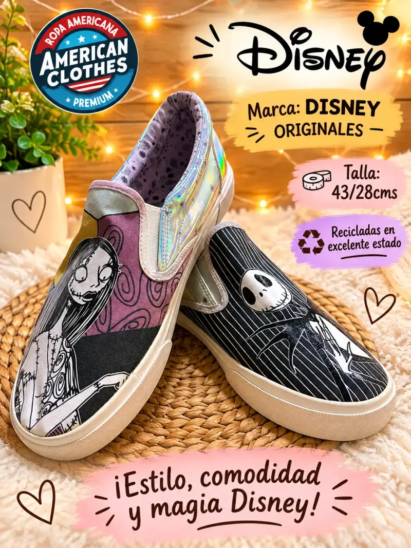 Zapatillas Disney Jack Skellington Talla 43